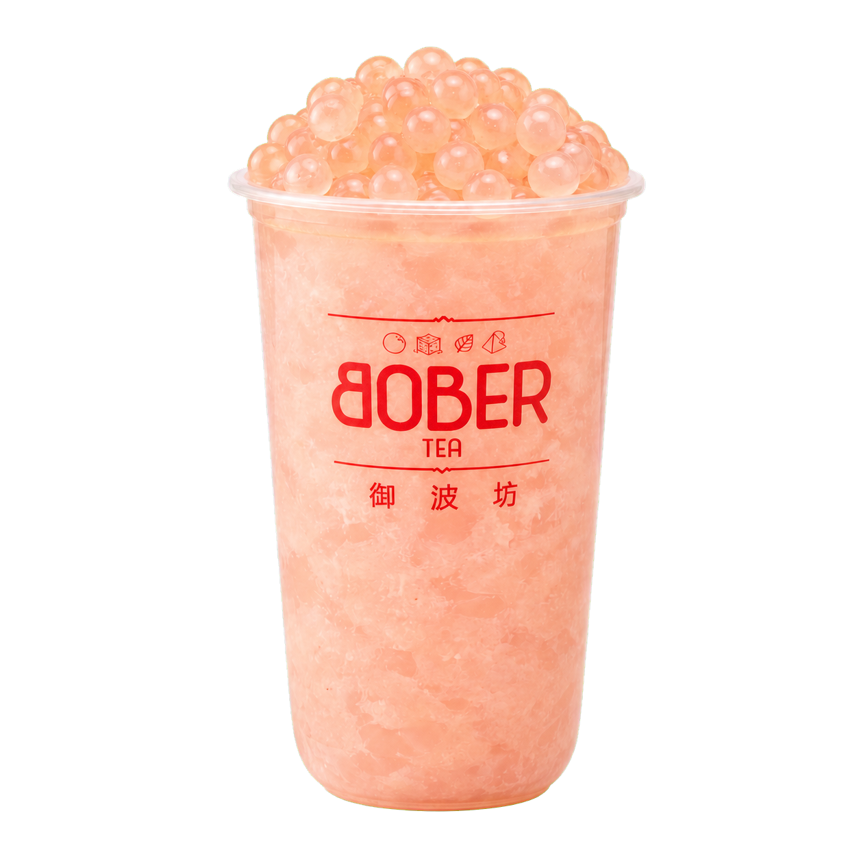 Bober Tea Lychee Popping Slush